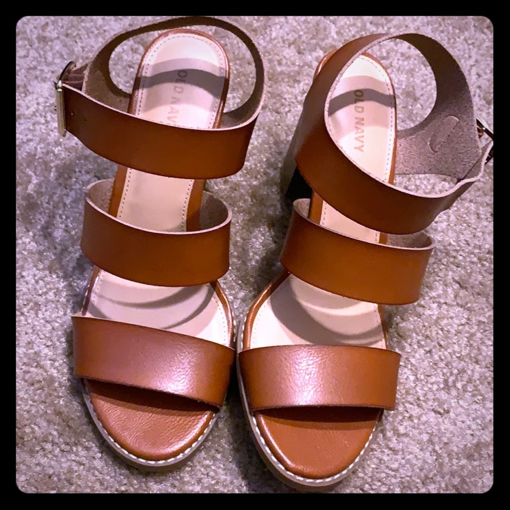 Tan sandals